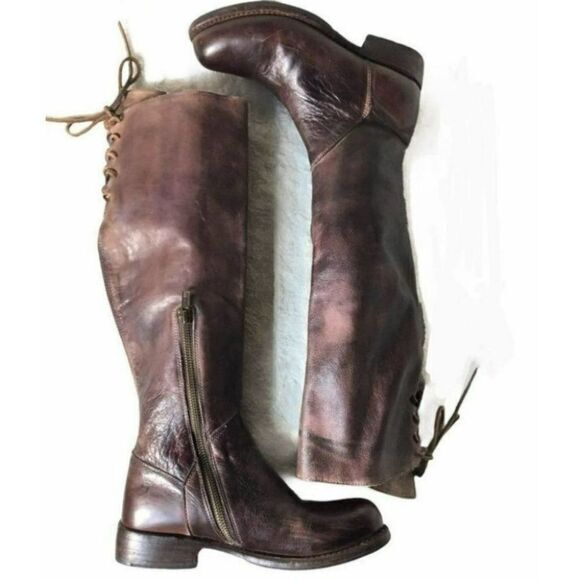 Bed Stu Manchester tall boot size 6 in Teak - Picture 3 of 7